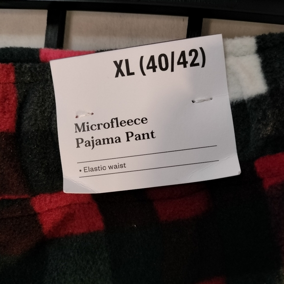 Goodfellow & Co Men's Microfleece Pajama Pants Red Size XL - Picture 4 of 6